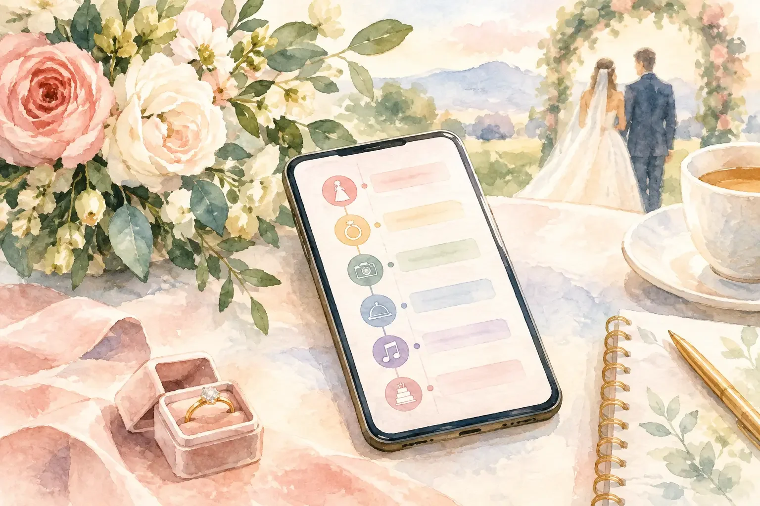 What a Wedding Day Schedule App Should Do